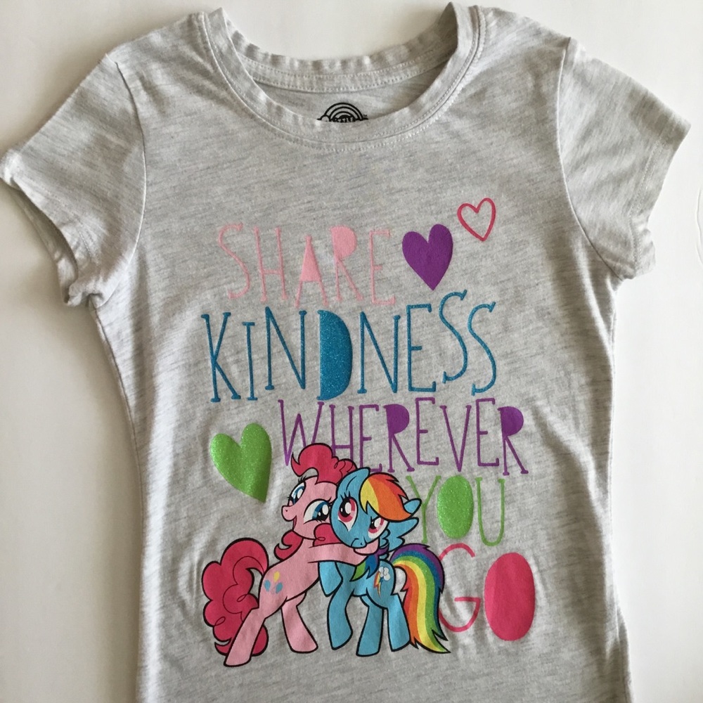 My Little Pony T-Shirt Gray Short Sleeve Size S